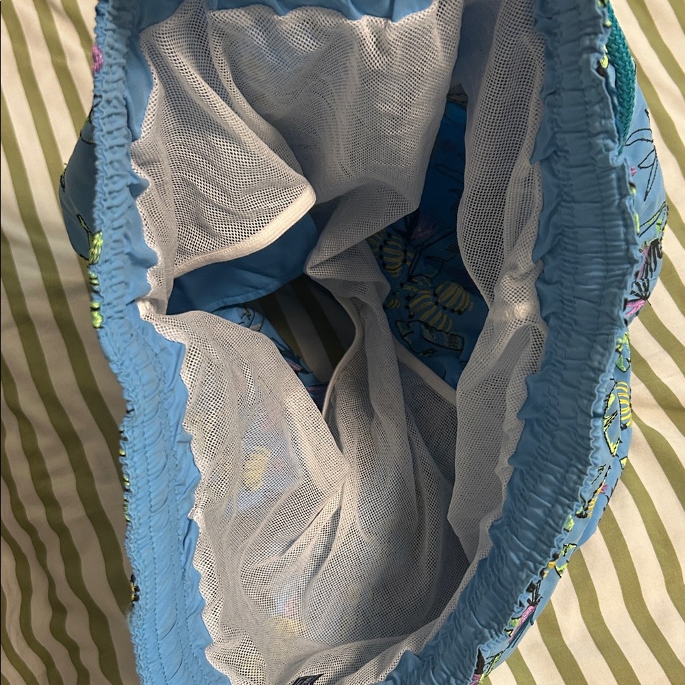 Vilebrequin Costume De Bain A St-Tropez Light Blue Tropical Floral Swim Trunks - Picture 7 of 7